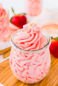 2 Wick Strawberry Whipped Cream Soy Candle